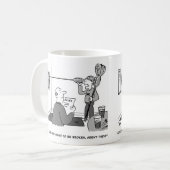 男は遊詐欺だ コーヒーマグカップ (正面左)