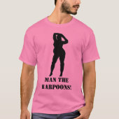 男は銃を！ Tシャツ (正面)