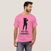 男は銃を！ Tシャツ (正面フル)