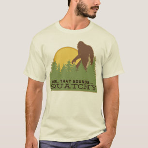 男は…それSquatchyを鳴ります Tシャツ