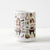 男は、女性ver.1マグカップ コーヒーマグカップ (中央)