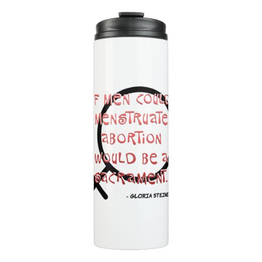 男もしは月経が有る タンブラー (正面)