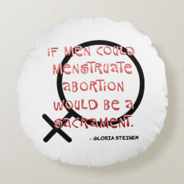 男もしは月経が有る ラウンドクッション