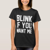 男もし性と女のバレンタインデーを点滅 Tシャツ (正面)