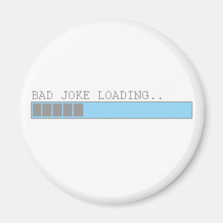 男や女の子おもしろいにユーモアを読み込む悪い冗談 マグネット