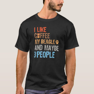 男や女性のためのビーグル犬コーヒー私のビーグ Tシャツ