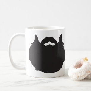 男らしいひげのマグ コーヒーマグカップ