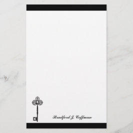 男らしいアンティークの鍵 便箋