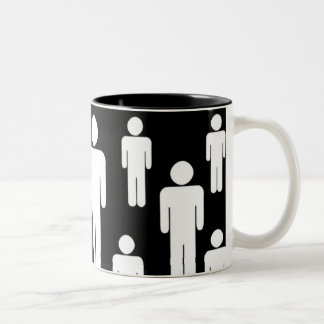 男らしいコーヒー ツートーンマグカップ