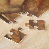 男らしい人の腕の格闘 ジグソーパズル (側面)