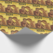 男らしい人の腕の格闘 ラッピングペーパー (角)