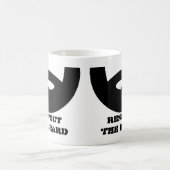 男らしい男性のために髭のコーヒーマグを尊重する コーヒーマグカップ (中央)