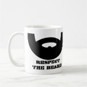 男らしい男性のために髭のコーヒーマグを尊重する コーヒーマグカップ (左)