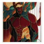 男らしい純粋なイラストレーション芸術 ポスター (正面)