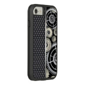 男らしい露出ギアとメッシュパターン Case-Mate iPhoneケース (裏面/右)