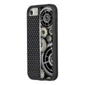 男らしい露出ギアとメッシュパターン Case-Mate iPhoneケース (裏面/左)