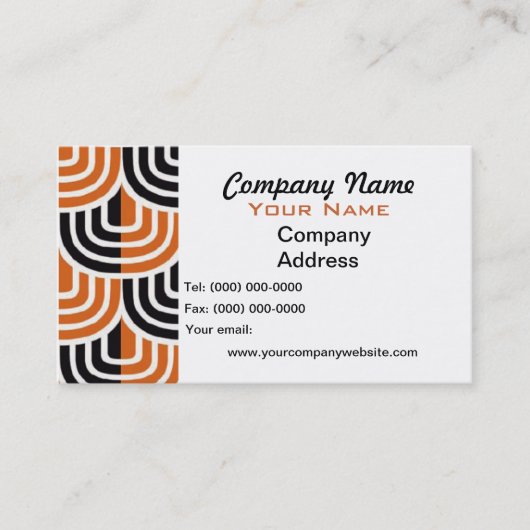 男らしい 名刺 (正面)