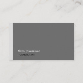 男らしくミニマルな専門の   起業家 名刺