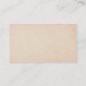 男らしさのビクトリアンな紳士の名刺の芸術 名刺 (裏面)