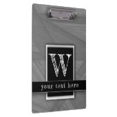 男らしエレガントモダン先生銀 クリップボード (右)