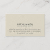 男らしグランジシンプル平素田舎質黒板 名刺 (裏面)