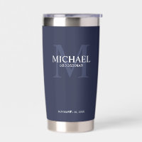 男らしパーソナライズされたMonogramとName Groomsmen