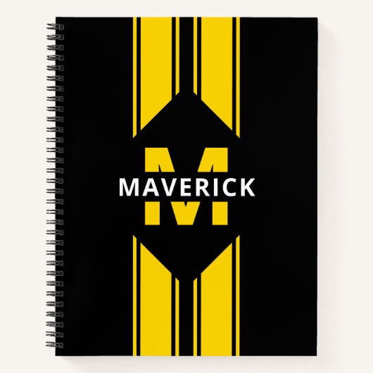 男らしモダン名称 ノートブック (正面)