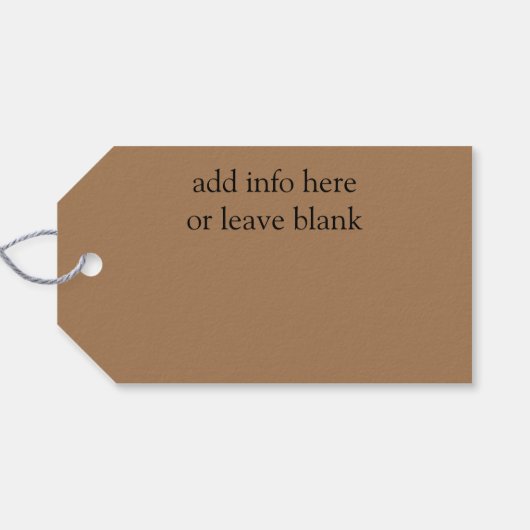 男らしヴィンテージ戦争飛行機 ギフトタグ (裏面横)