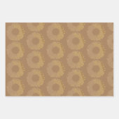 男らしヴィンテージ戦争飛行機 ラッピングペーパーシート (正面3)