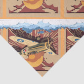 男らしヴィンテージ戦争飛行機 薄葉紙 (詳細)