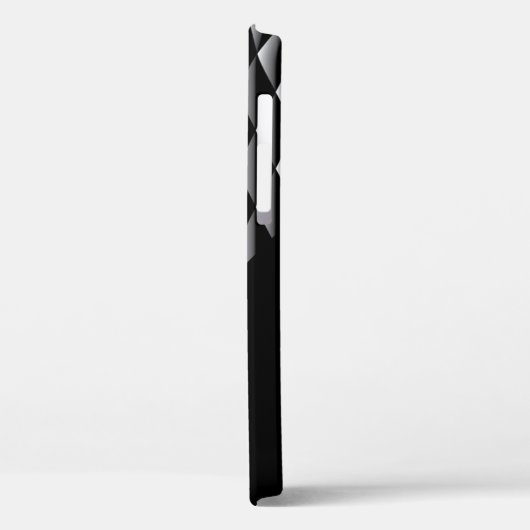 男らし幾何学的パタモノグラムのーン Case-Mate iPhoneケース (裏面 / 左)