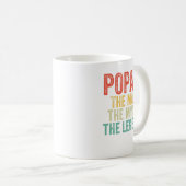 男をポープザ神話ザ伝説パパ父ヴィンタ コーヒーマグカップ (正面右)