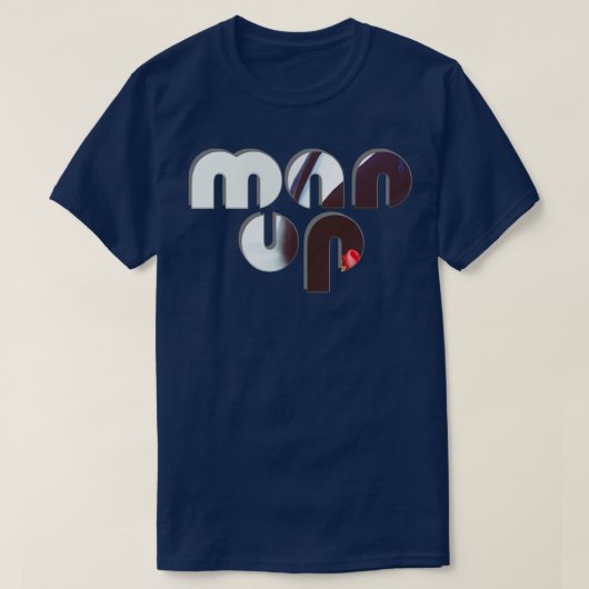 男を上げる Tシャツ (デザイン正面)