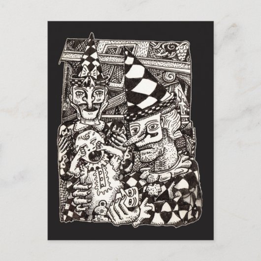 『男を作る』ブライアン・ベンソン著 ポストカード (正面)