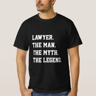 男を弁護士The Myth伝説Tシャツ Tシャツ