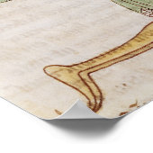 男を描いたイニシャルのS ポスター (角)