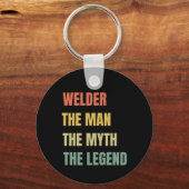 男を歓迎する キーホルダー (正面)