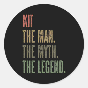 男を神話の道化に導おもしろいく男 ラウンドシール