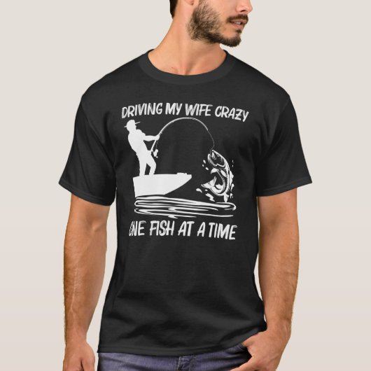 男を釣るお父さん釣り人エサボート旅行 Tシャツ (正面)