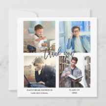 男エレガント卒業写真コラージュありがとう