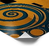 男エレガント女のキスをする❤️新しい ポスター (コーナー)