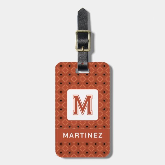 男エレガント用の茶色の荷物タグ ラゲッジタグ (正面縦)