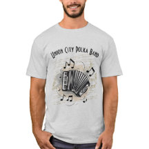 男カスタマイズ子アコーディオン選手Tシャツ