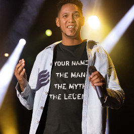 男カスタムは。神話。伝説。 Tシャツ