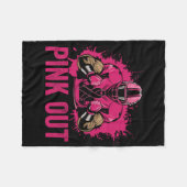 男カッコいいの子の空手の贈り物が私のおもしろい人生を匂わせる フリースブランケット (正面(横))