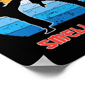 男カッコいいの子の空手の贈り物が私のおもしろい人生を匂わせる ポスター (角)