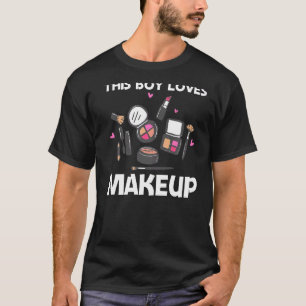 男カッコいい子の子供化粧品エステティシャン Tシャツ