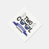 男カッコいい子二人の誕生日 スタンダードカクテルナプキン (角)