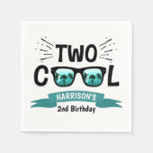 男カッコいい子二人の誕生日 スタンダードカクテルナプキン (正面)