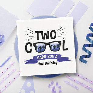 男カッコいい子二人の誕生日 スタンダードカクテルナプキン